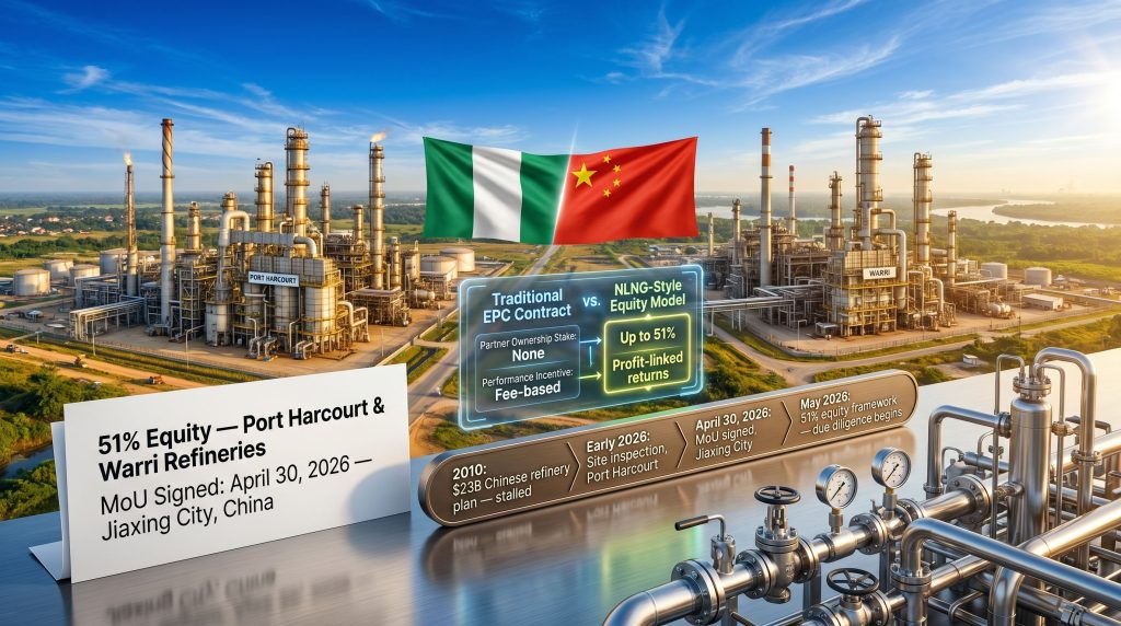 Chinese investors in Nigeria refineries infographic