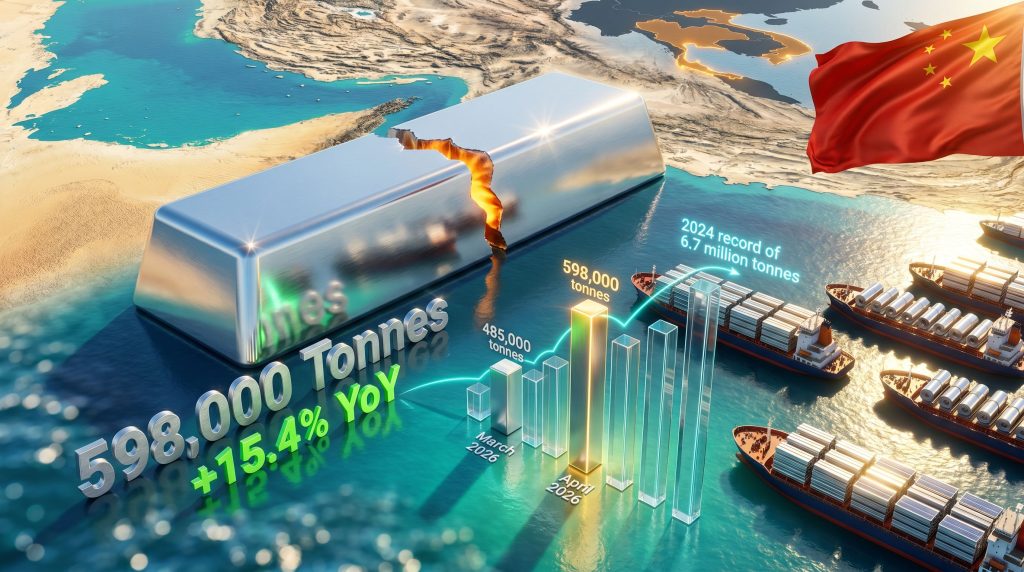 China aluminium exports amid Gulf turmoil infographic