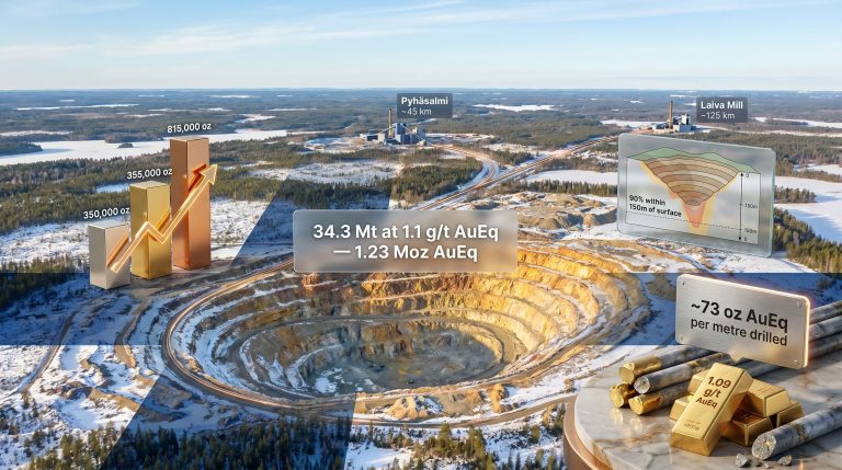 Nordic Resources Finnish gold rerating infographic