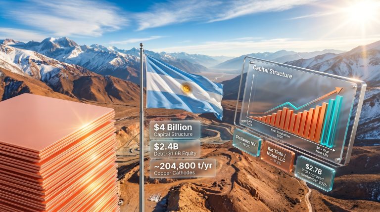 McEwen Copper Los Azules financing Argentina copper project graphic