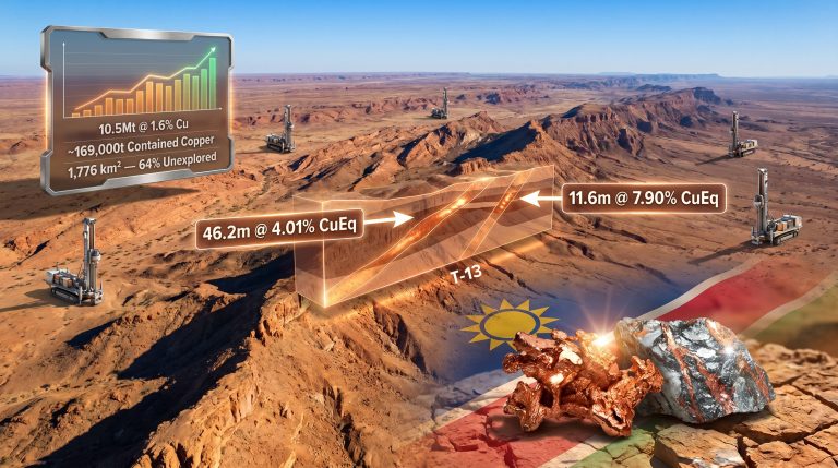 Midas Minerals Otavi Copper Project in Namibia infographic