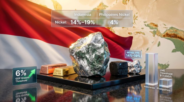 Indonesia delays higher mineral royalties and export duties infographic