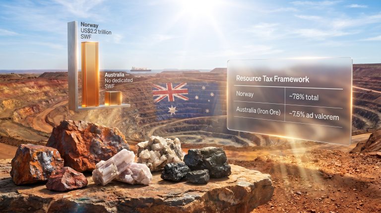 Australia resource tax reform mining comparison infographic