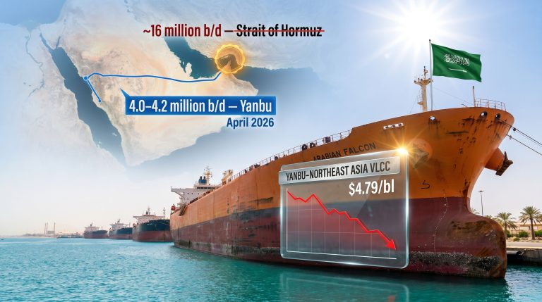 Crude tankers decline despite Yanbu demand infographic