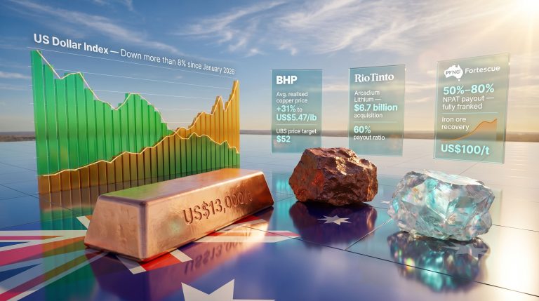 weak US dollar and ASX resource stocks rally