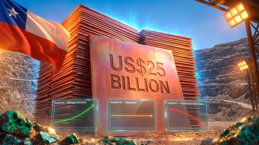 Codelco debts and crisis of confidence visualized in mine