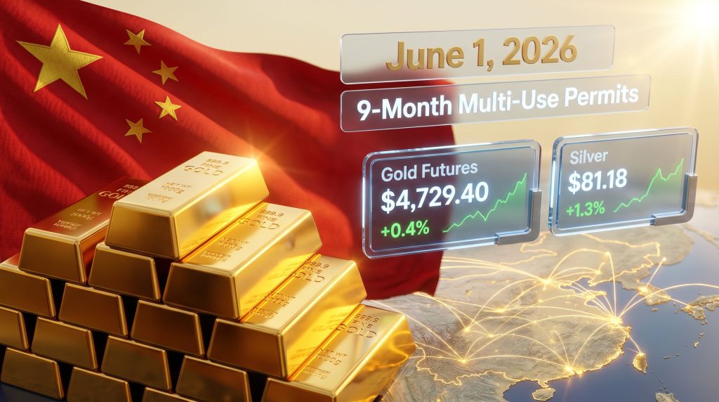 China eases licensing rules for gold imports and exports