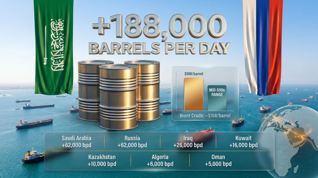 OPEC+ boosts output in June infographic