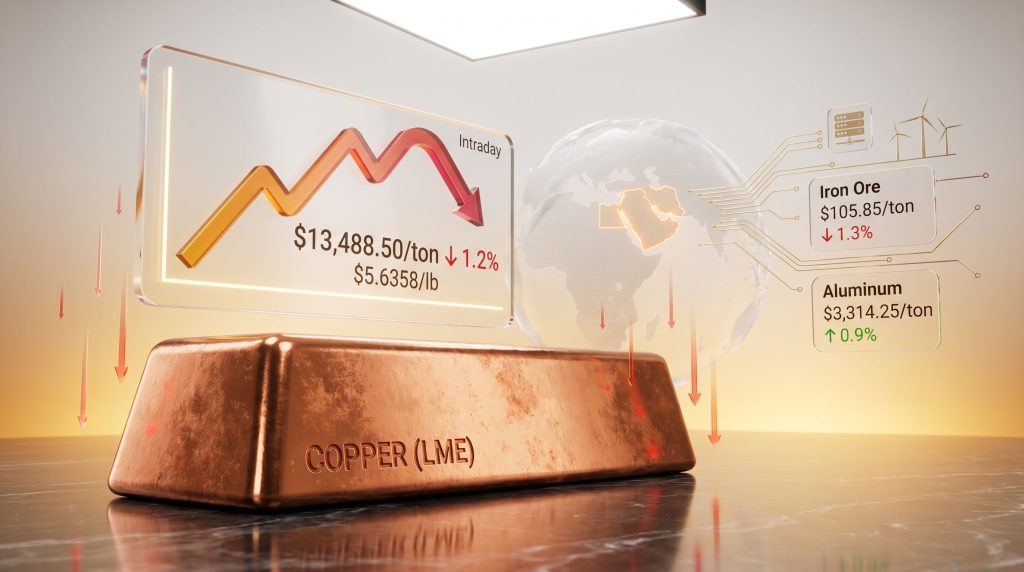 copper price retreats as traders weigh prospects of US-Iran peace deal chart