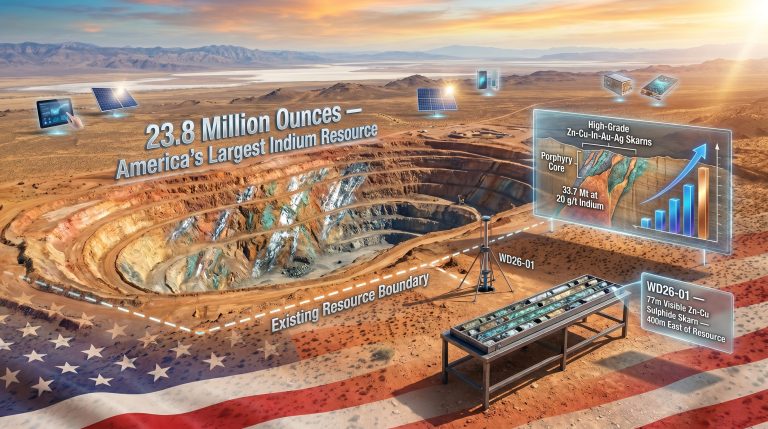 American West Metals West Desert discovery mine infographic