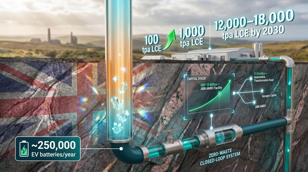 GEL ABN AMRO financing for UK geothermal and lithium plans infographic