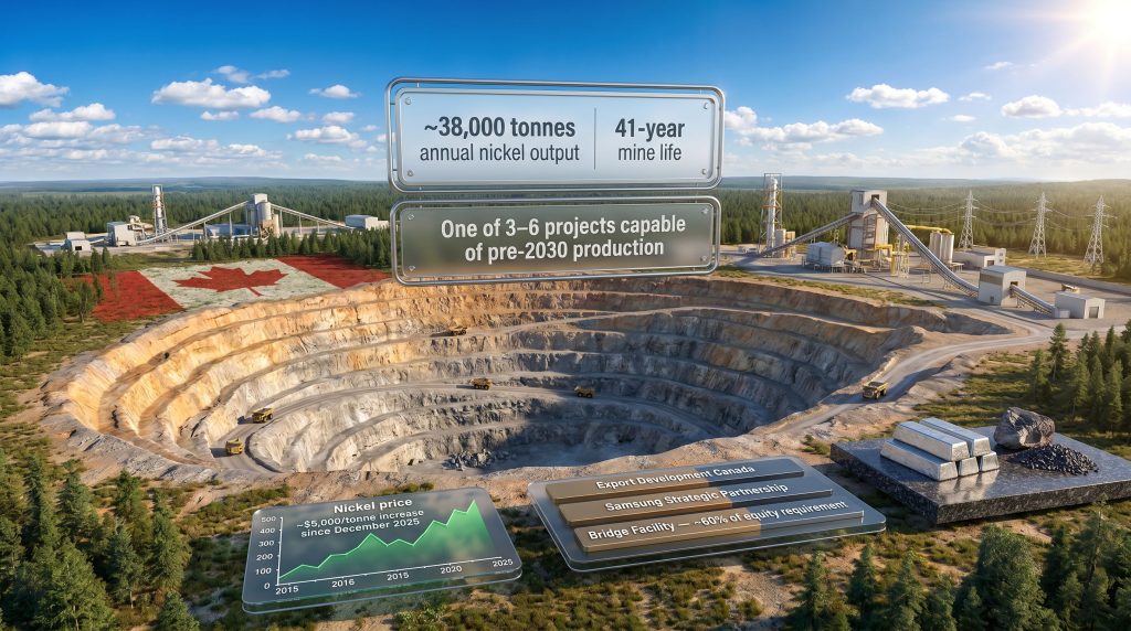 Canada Nickel Crawford federal approval mine graphic