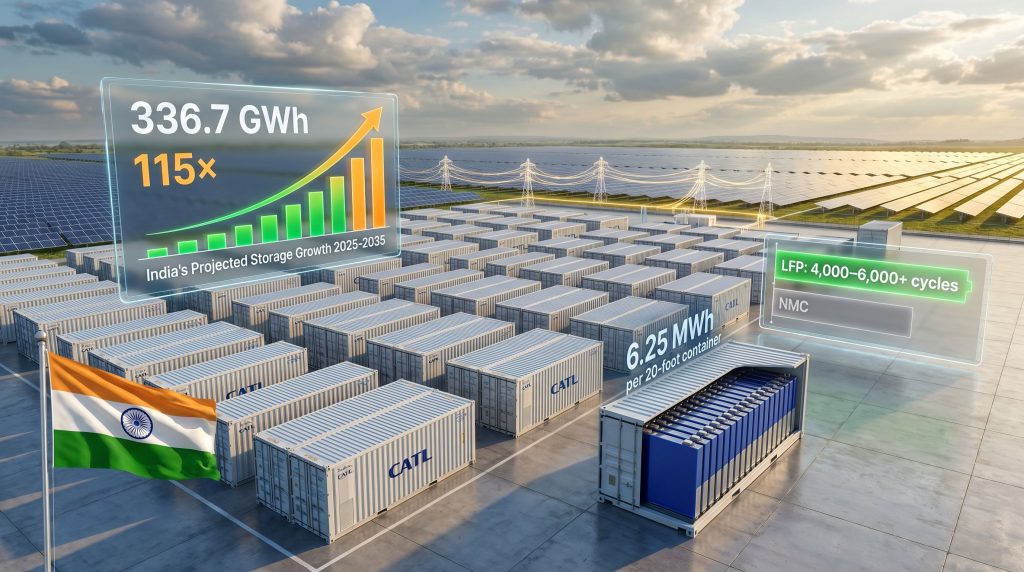 Reliance CATL battery energy storage systems in India