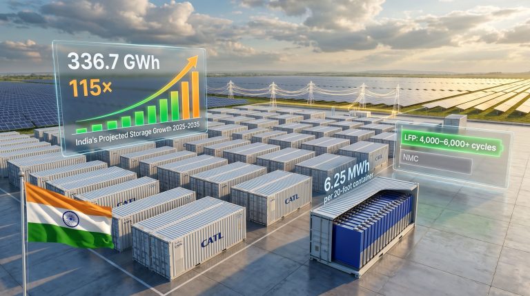 Reliance CATL battery energy storage systems in India