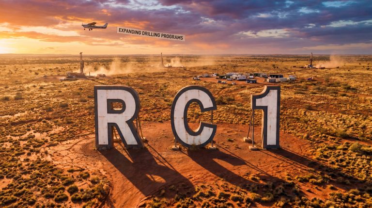 Redcastle Resources Ltd-RC1-RC1 drilling programs in desert landscape