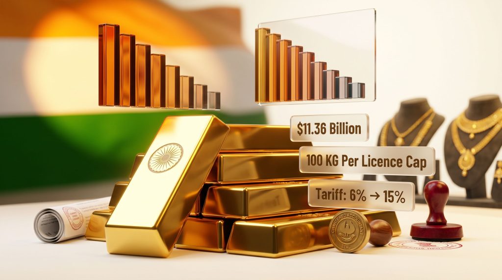 India caps duty-free gold imports for jewellery exporters infographic