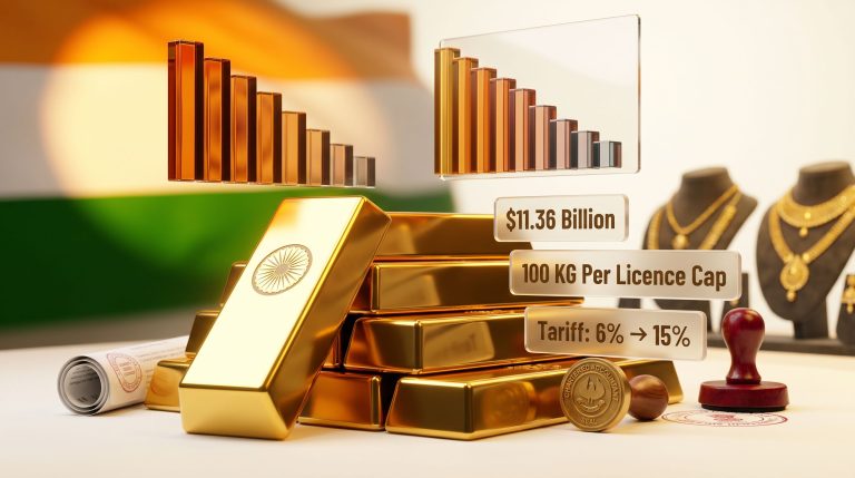 India caps duty-free gold imports for jewellery exporters infographic