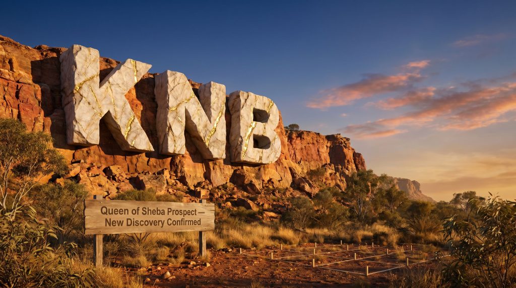 Koonenberry Gold Ltd-KNB-Queen of Sheba prospect confirmed discovery scene