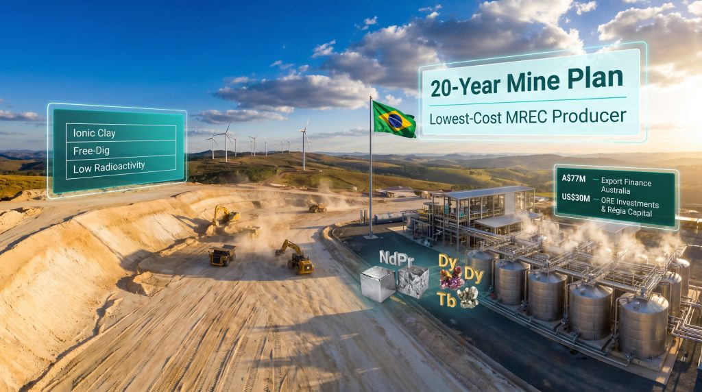 Viridis Colossus rare earth project construction site