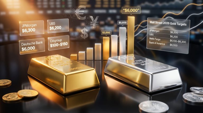 gold price forecast to 6000 and silver to 100 chart