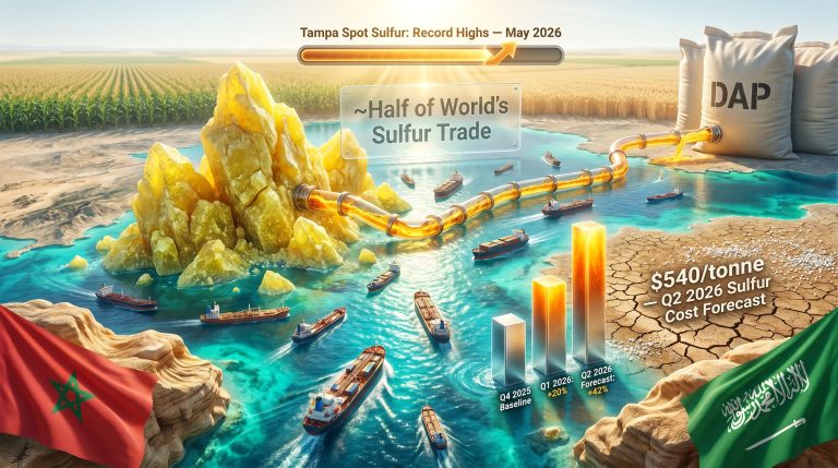 Mosaic cuts phosphate production after Iran war raises sulfur costs