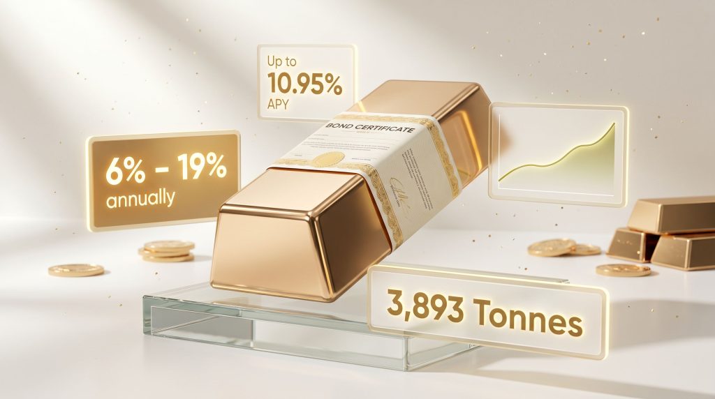 gold fixed income products with bond certificate