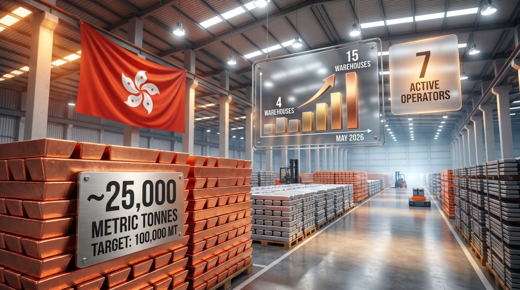 Hong Kong LME warehouses full with metal stockpiles