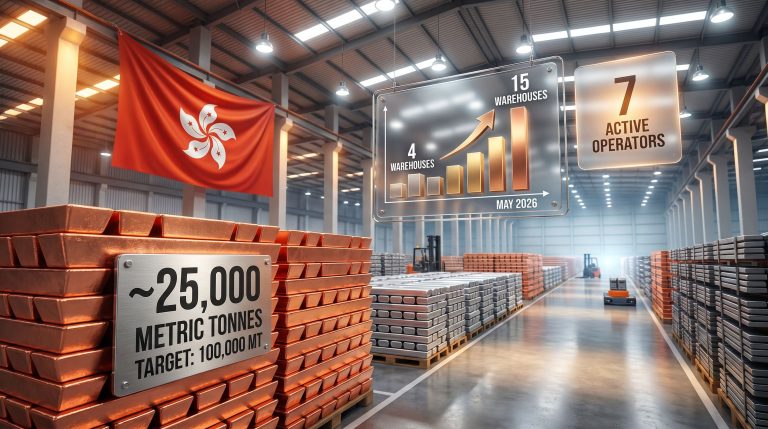 Hong Kong LME warehouses full with metal stockpiles