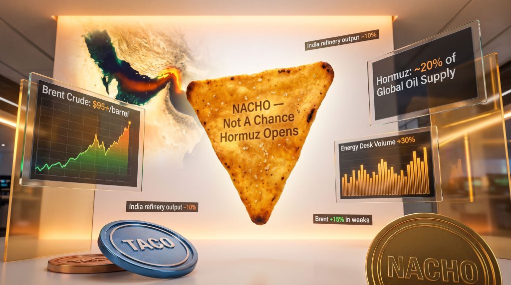 NACHO Wall Street acronym oil market graphic