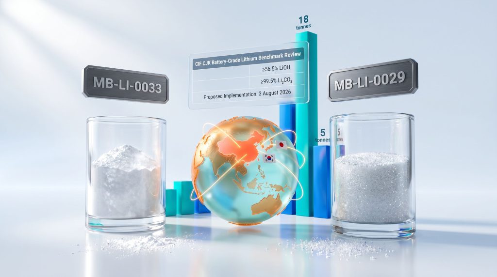 Fastmarkets CJK lithium methodology proposal graphic