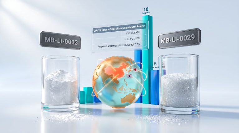 Fastmarkets CJK lithium methodology proposal graphic
