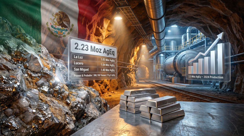 Guanajuato Silver Bolañitos reserves mine production graphic