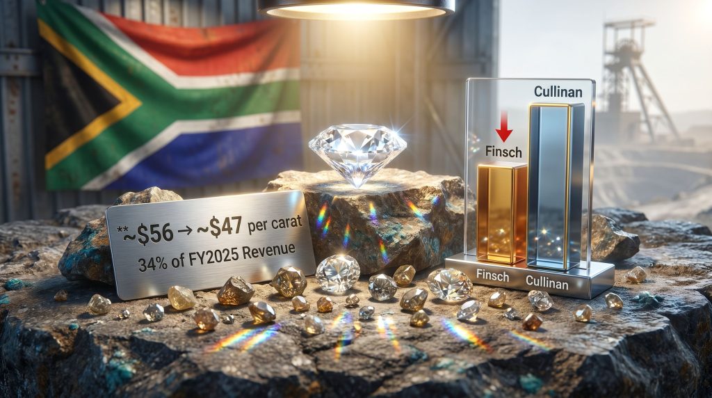 Petra Diamonds Finsch mine business rescue chart