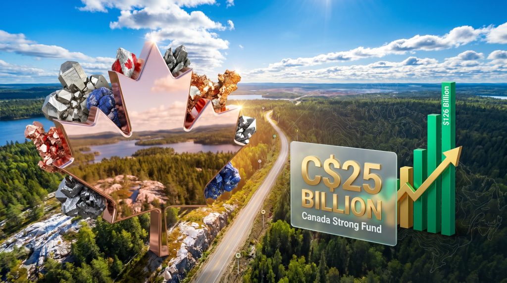 Canada sovereign wealth fund for mining projects growth concept