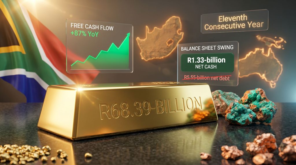 Harmony Gold third quarter results infographic