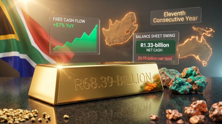 Harmony Gold third quarter results infographic