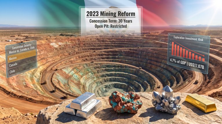 Mexico mining industry federal rules investor concern infographic