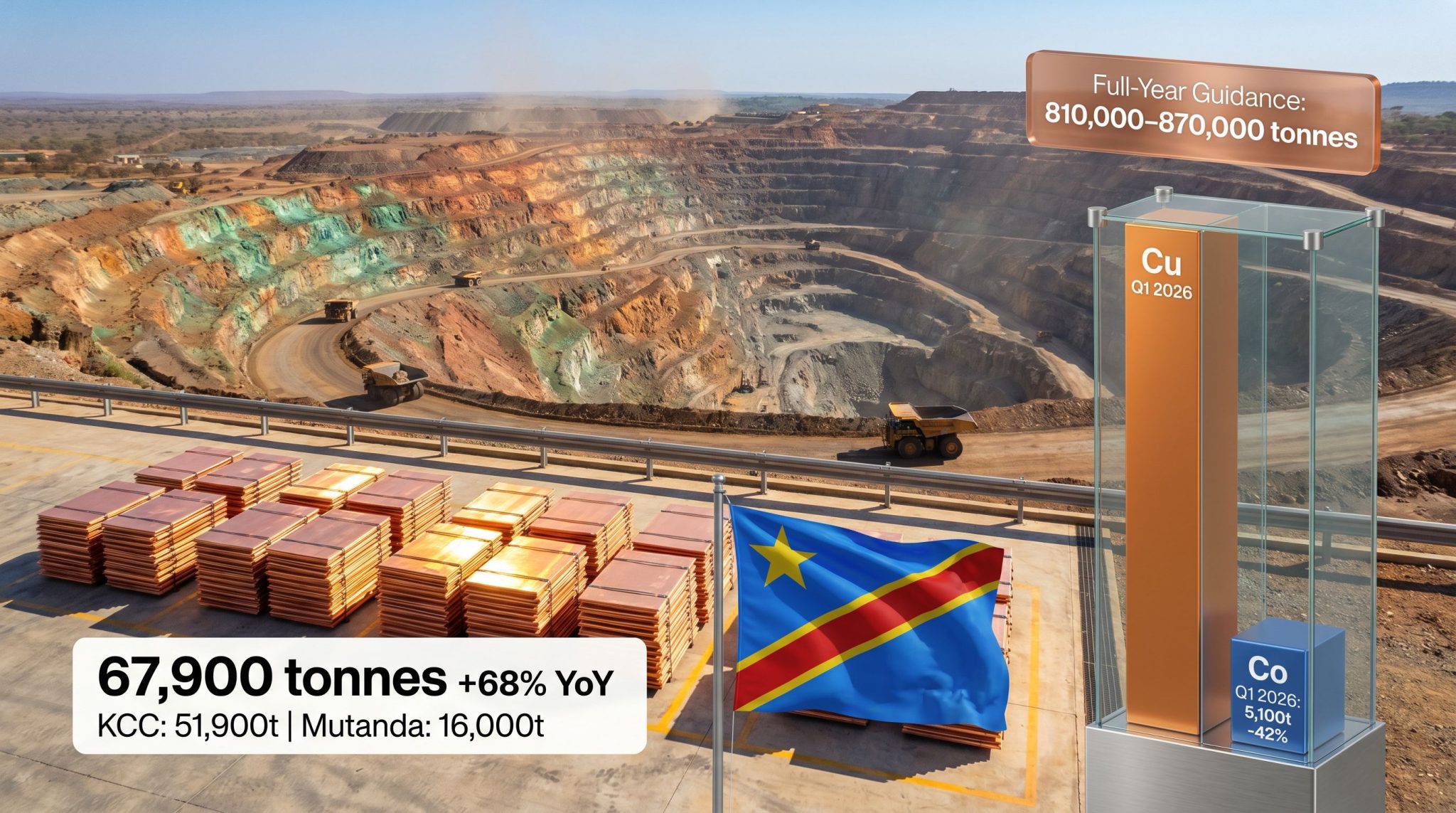 Glencore African Copper Surges as DRC Cobalt Quota Bites