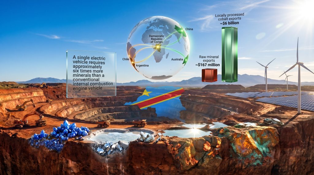 critical mineral extraction in clean energy infographic