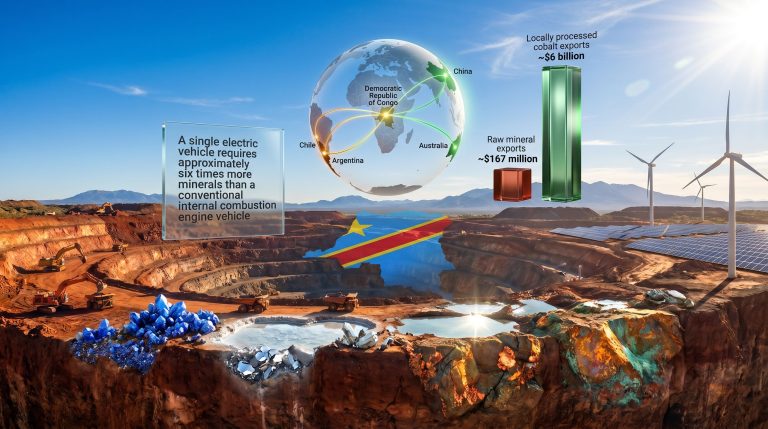 critical mineral extraction in clean energy infographic