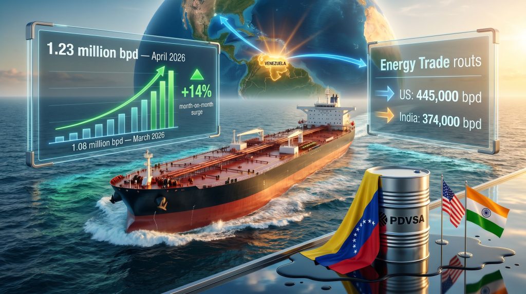 Venezuela oil exports to the US and India routes