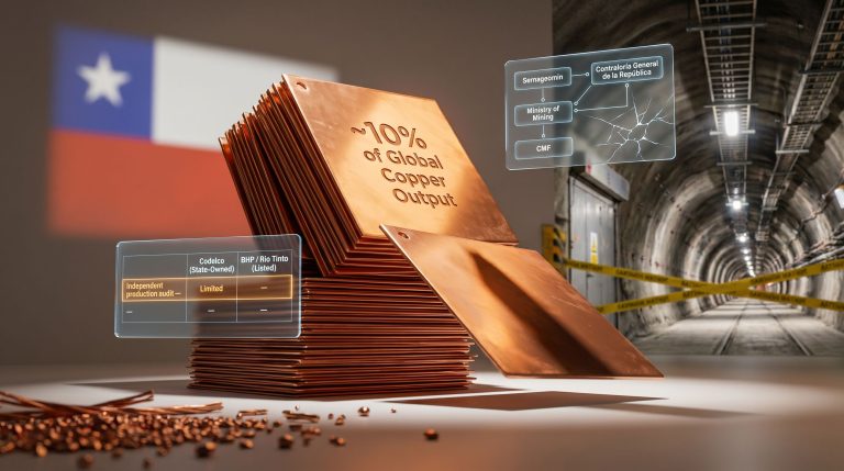 Codelco copper data tampering mine audit concerns