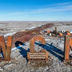 White Cliff Minerals Ltd-WCN-Rae Copper Project drilling camp landscape