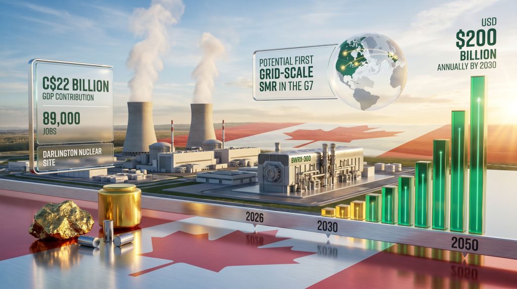 Canada nuclear energy strategy growth infographic