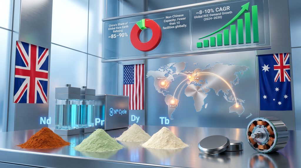 Ionic Rare Earths in US refining deal infographic