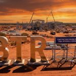 Brightstar Resources Ltd-BTR-BTR construction site at sunset