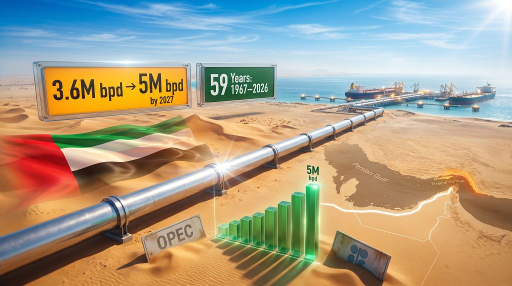 UAE exit from OPEC oil expansion graphic