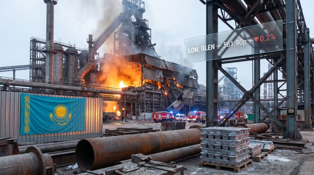 Glencore plant explosion in Kazakhstan factory fire
