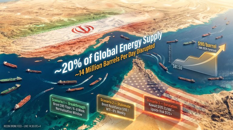 oil prices and US-Iran peace talks map