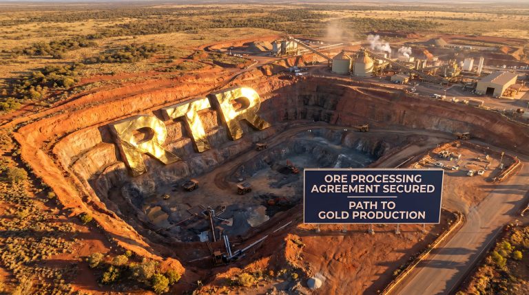 Rumble Resources Ltd-RTR-RTR open pit gold production site